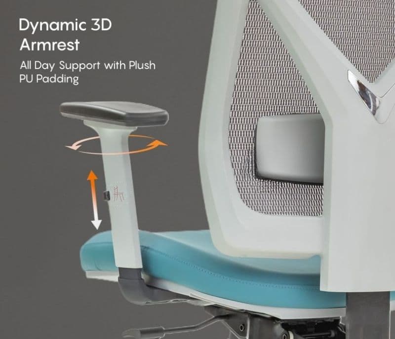 Image 4 for Goldie High Back Ergonomic Mesh Office Chair with Recline & Slide Adjustability