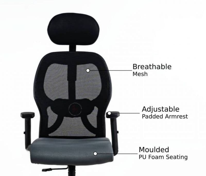 Image 6 for Megan  High-Back Mesh Ergonomic Office Chair