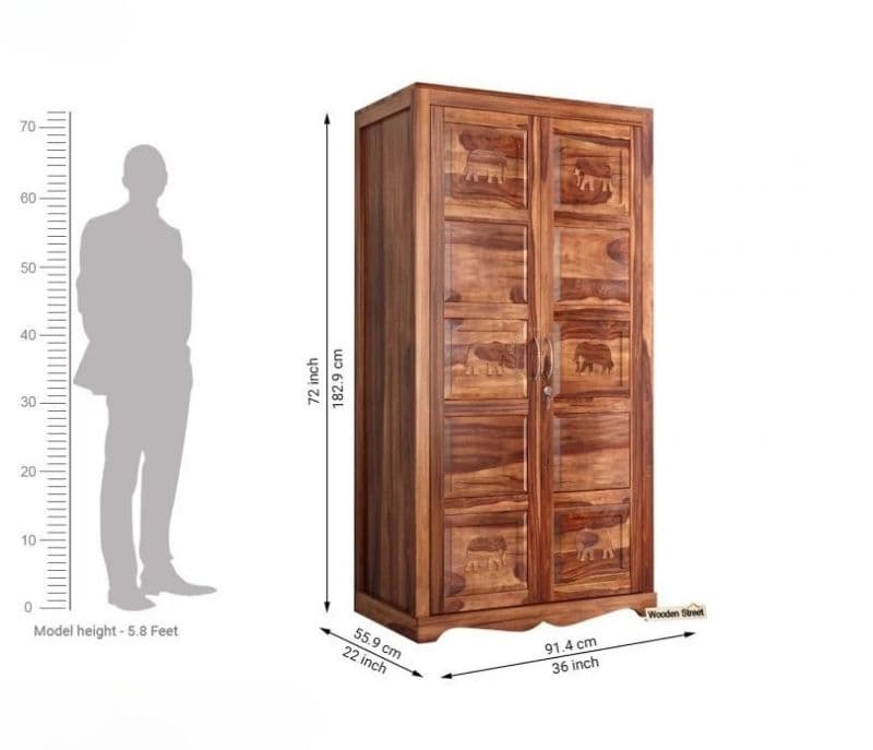Image 6 for Enrica 2 Door Multi Utility Wardrobe