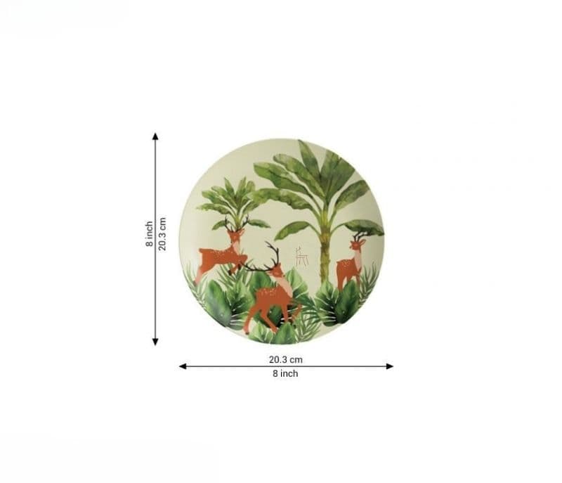 Image 6 for Aleia Fox Printed Exquisite Traditional Ceramic Wall Plate