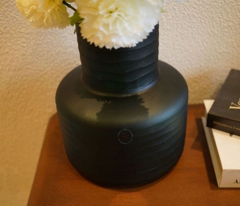 Image 4 for Gracelynn Cup Green Glass Vase