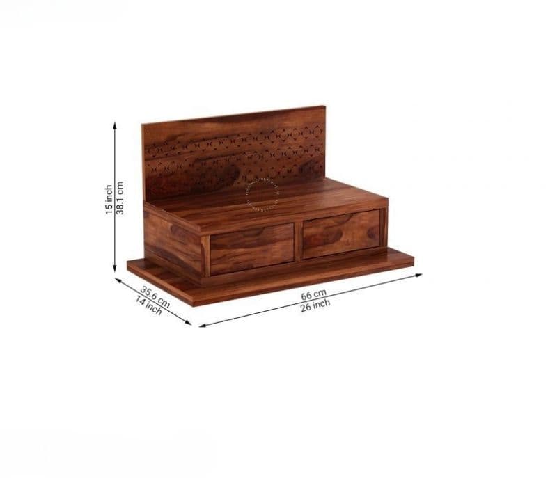 Image 6 for Everly Advaith Home Temple (Honey Finish)