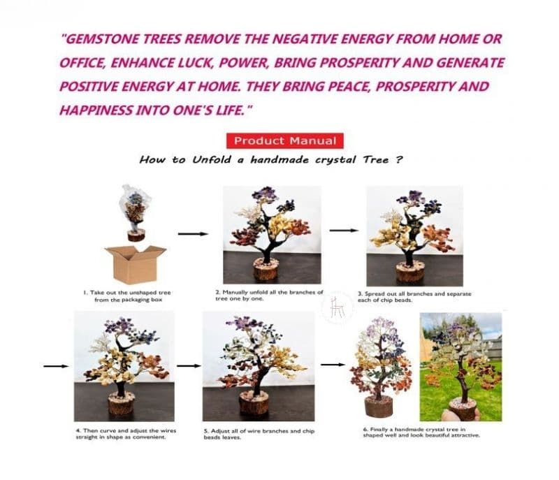 Image 5 for Oaklynn  Lazuli Stone Crystal Tree