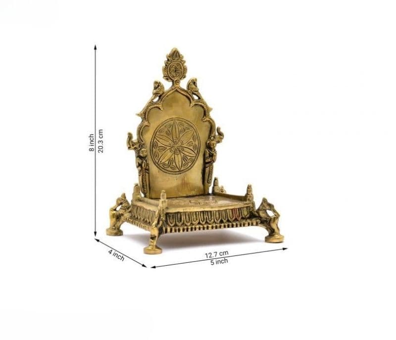 Image 6 for Lia Brass Sinhasan for God Idols