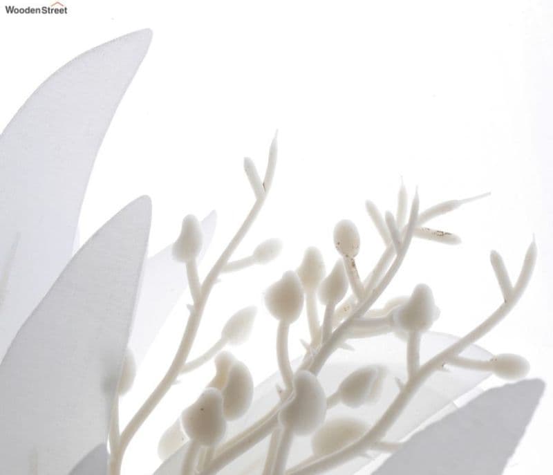 Image 2 for Alanna Feathers Artificial Plant Plastic Iron Leaf- Set Of 3