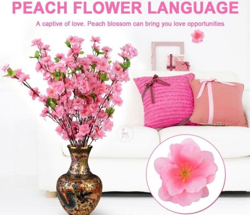 Image 6 for Octavia Cherry Blossom Flower Sticks for Home Decor