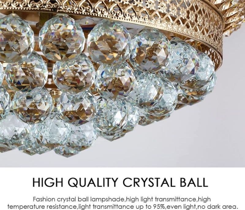 Image 3 for Cheyenne Auric Chandelier Fan With Three Colour Changing Lights