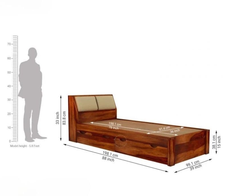 Image 6 for Stefania Cot (Honey Finish)