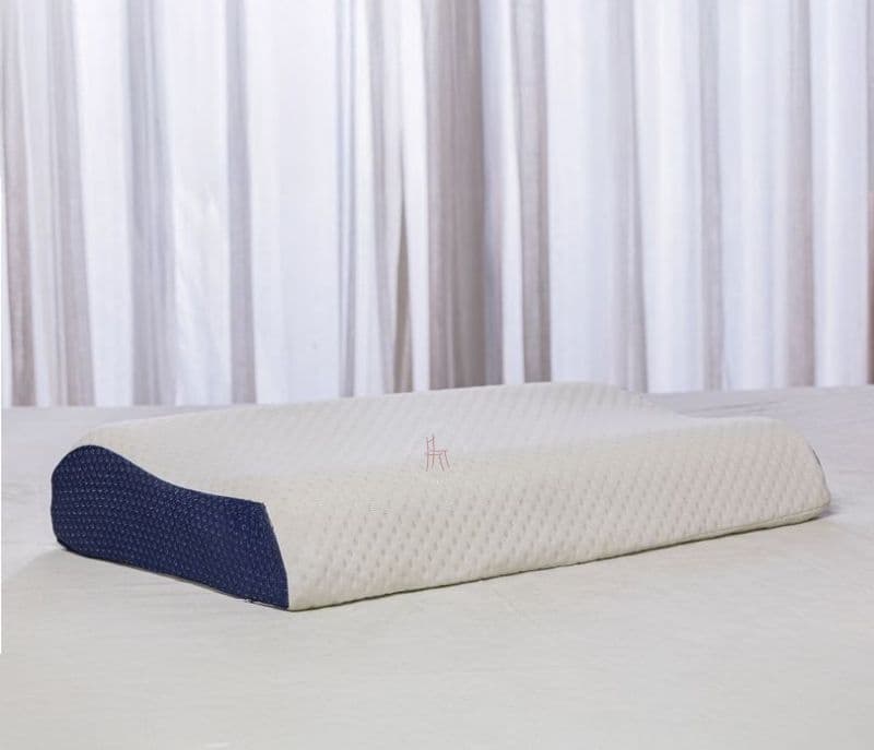 Mist Memory Foam Ultra Soft Contour Pillow, Ventilated Cool Gel Infused For Neck And Shoulder Pain With Removable Cover