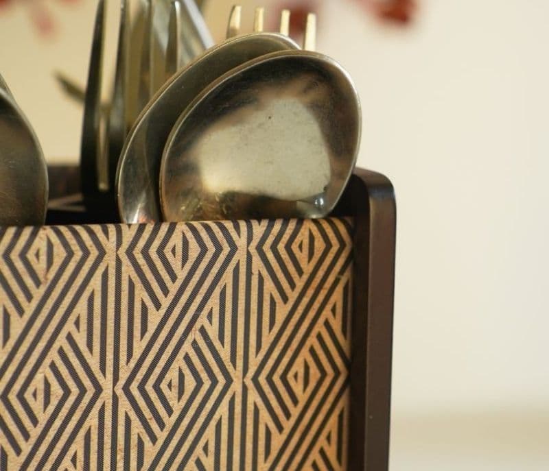 Image 5 for Theodora Wooden Cutlery Holde