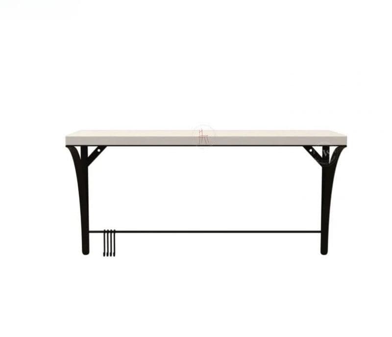 Image 5 for Ailani Wooden Wall Mounted Shelf With 4 Hanging Metal Hooks, Multipurpose Wall Shelf For Living Room/Bedroom