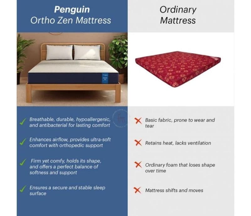 Image 8 for Clover Ortho Zen Mattress Orthopedic Firmness 10 Years Warranty AeroWAVE Technology