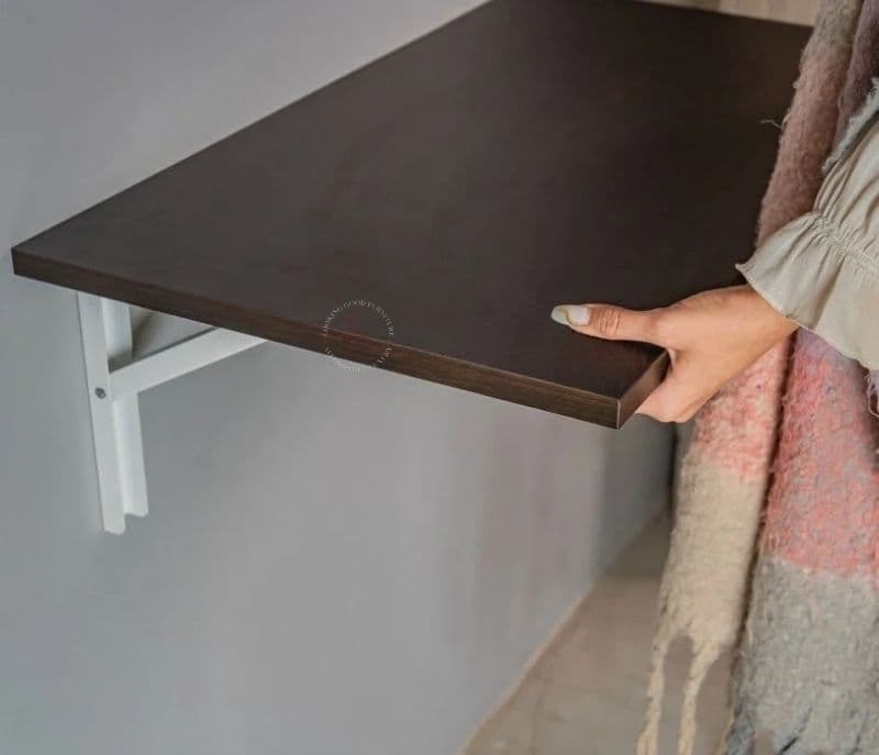 Image 4 for Lennox Foldable Wall Mounted Engineered Wood Study Table