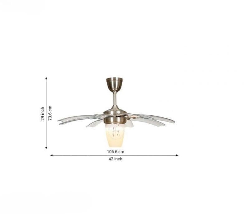 Image 8 for Love Daisy Chandelier Fan With Three Colour Changing Lights