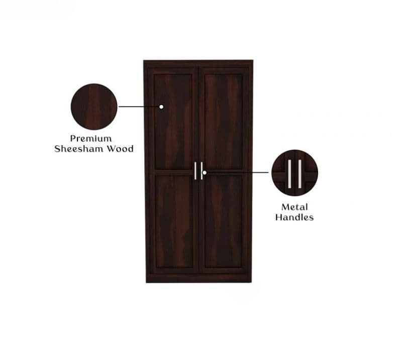 Image 8 for Arturo Solid Wood 2 Door Cupboard