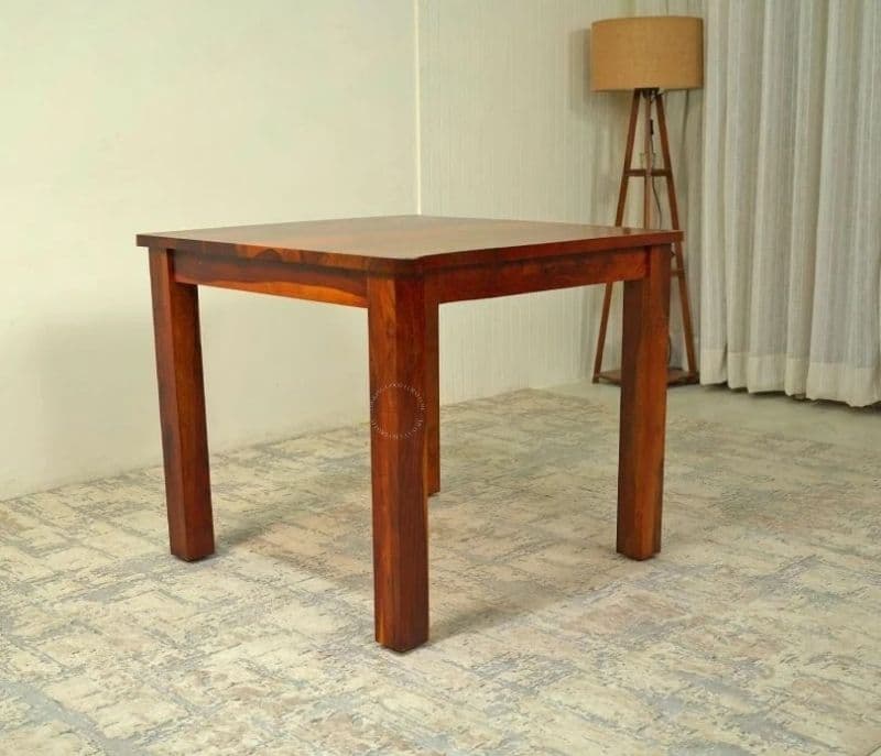 Image 5 for Raina 4 Seater Dining Set with Cushioned Chair (Honey Finish)