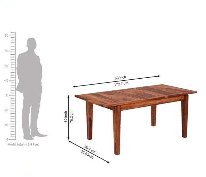 Image 8 for Arisbeth Dining Table (Honey Finish)