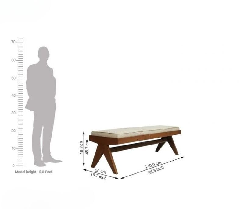 Image 8 for Paloma upholstered bench