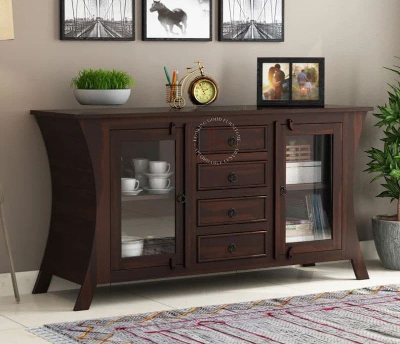 Arlo Sheesham Wood Sideboard and Cabinets