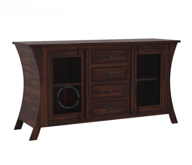 Image 2 for Arlo Sheesham Wood Sideboard and Cabinets