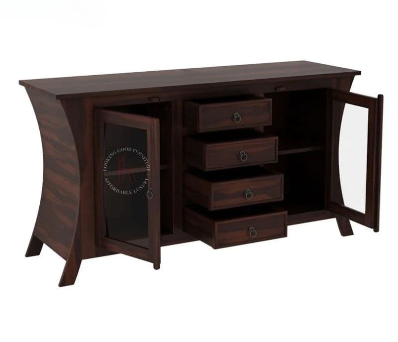 Image 3 for Arlo Sheesham Wood Sideboard and Cabinets