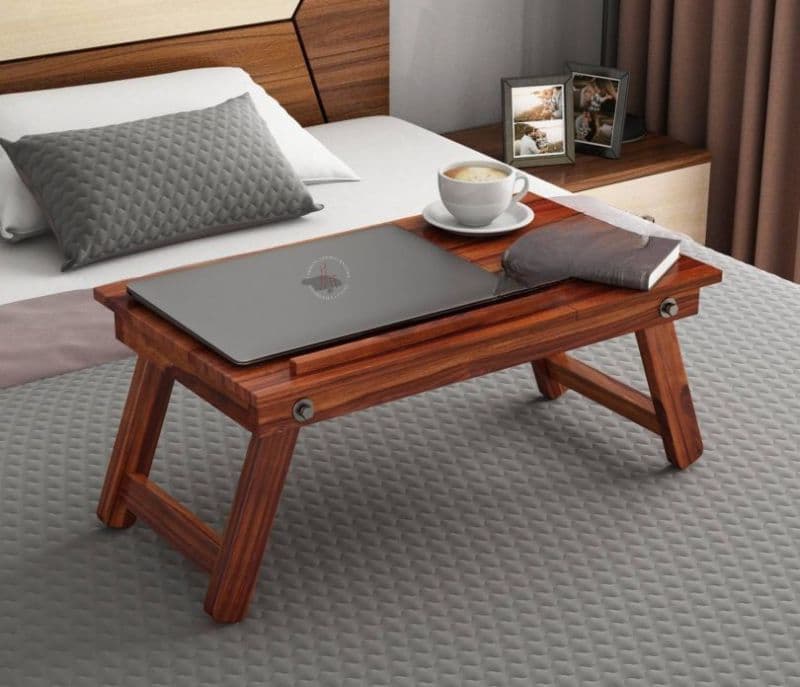 Raegan Laptop Table (Honey Finish)