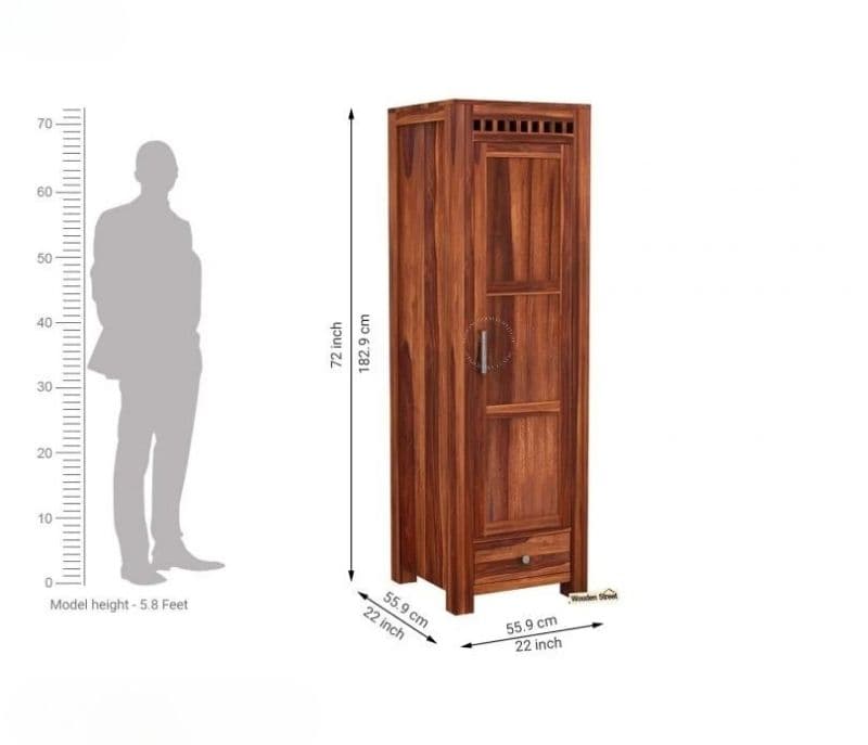 Image 8 for Rosana 1 Door Multi-Utility Wardrobe