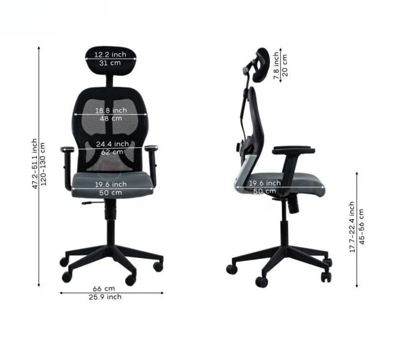 Image 8 for Megan  High-Back Mesh Ergonomic Office Chair
