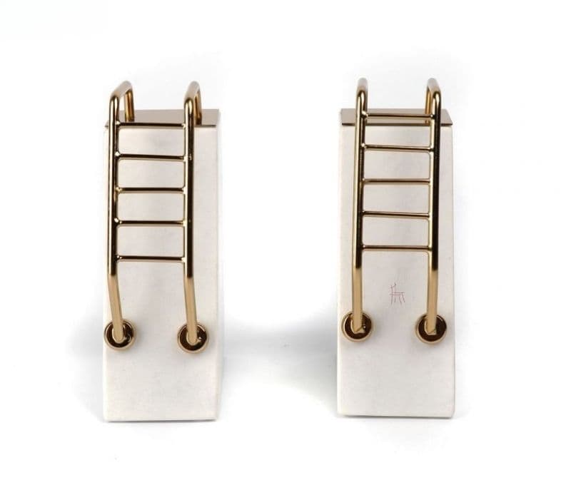 Image 10 for Sarai White Mania Marble Book End