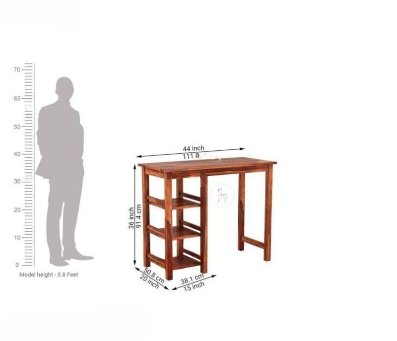 Image 9 for Campbell Bar Set (Honey Finish)