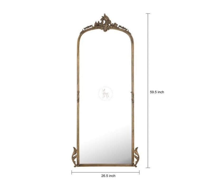 Image 9 for Collins Antique Full Length Mirror With Stand