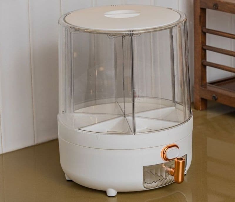 Image 3 for Neriah 6- Compartment All-In-One Rotating Grain Dispenser