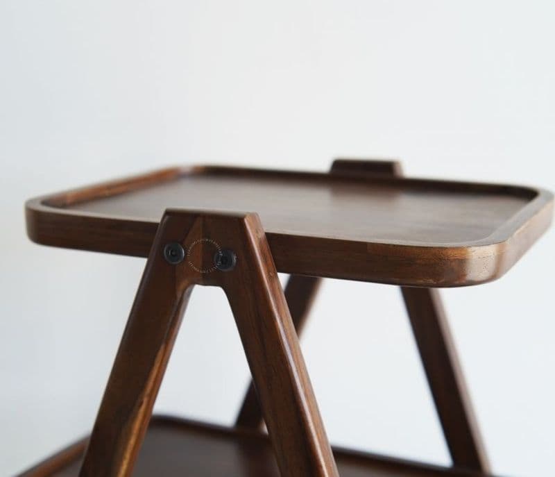 Image 5 for Veda 3 Tier Solid Wood Kitchen Rack