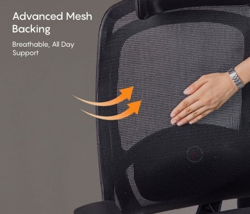 Image 5 for Myra High Back Ergonomic Mesh Office Chair with Recline & Slide Adjustability