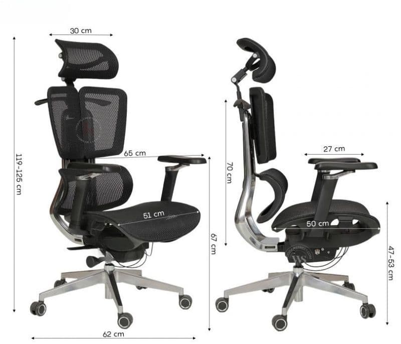 Image 9 for Davina Premium Ergonomic High-Back Mesh Office Chair