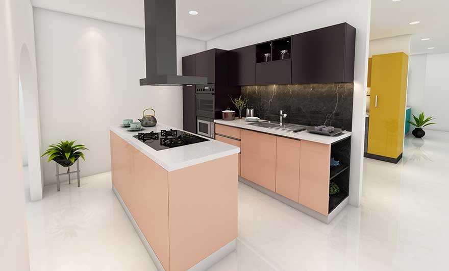 Viv Parallel Modular Kitchen Design