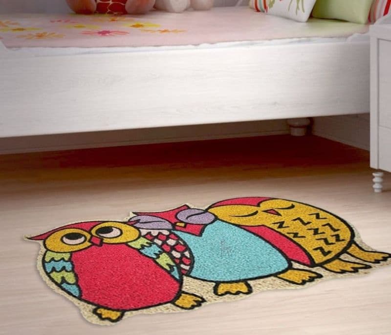 Scout Owl Shape Door Mat- Anti-Slip Floor Mat For Home