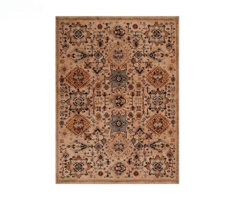 Image 5 for Paisley Bazaar Beige Traditional Polyester Carpet