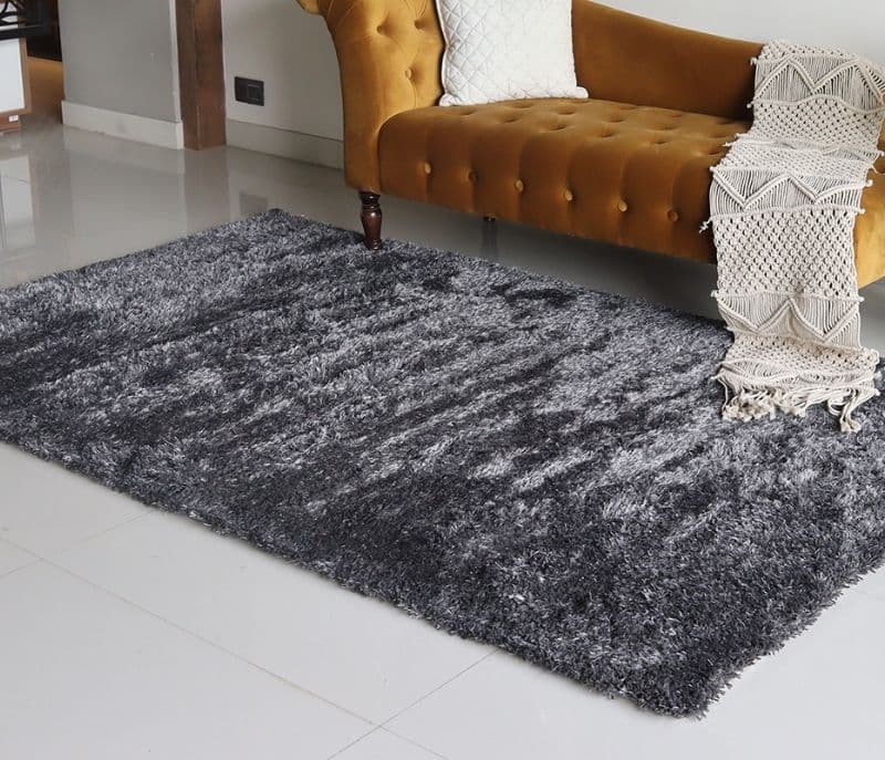 Image 2 for Celeste Grey Soft Shaggy Carpet