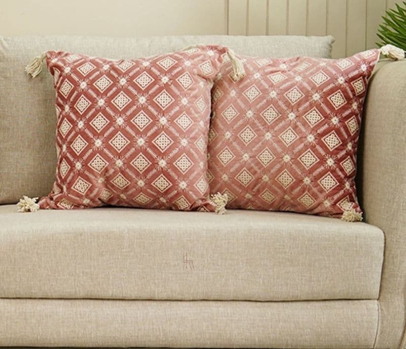 Image 2 for Daniela Soft Ethnic Design Set of 2 Embroidered Cushion Cover