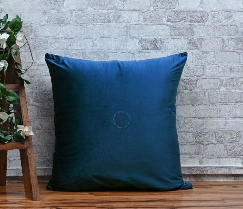 Alanna Royal Blue Velvet Cushion Cover