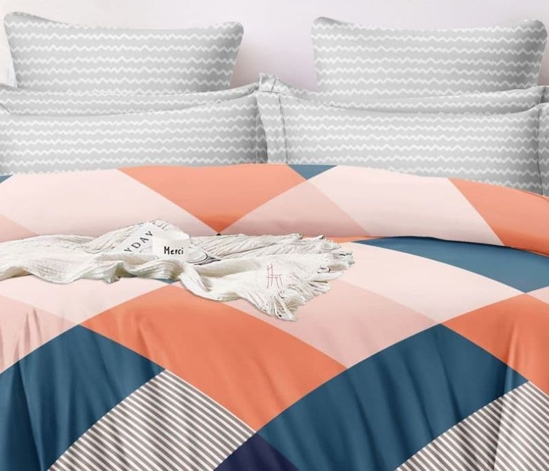 Image 2 for Goldie Multi Color Zigzag Double Bed AC Comforter