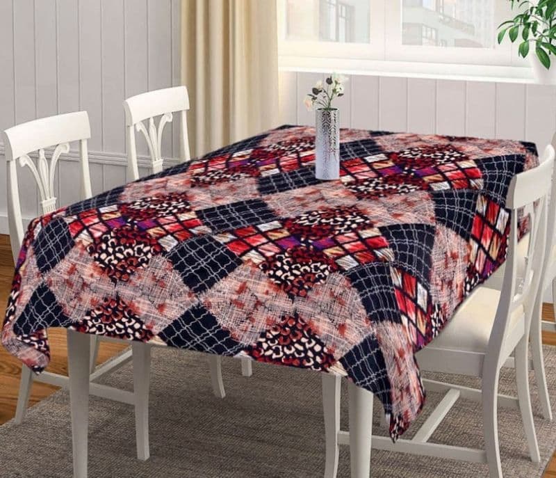 Alisson Multi Graphic Cotton Blend 8 Seater Table Cover