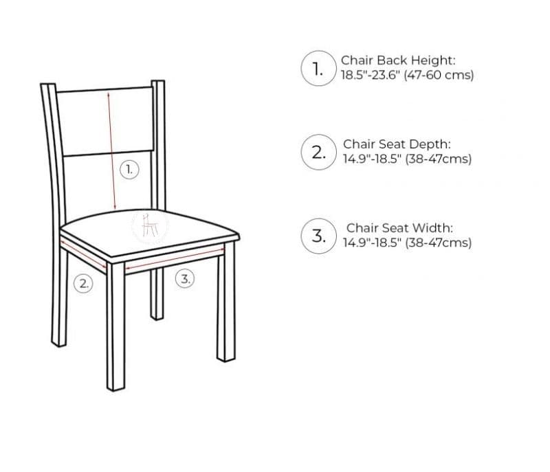 Image 6 for Aria lastic Abstract Printed Polyester Spandex Dining Chair Cover Set Of 1