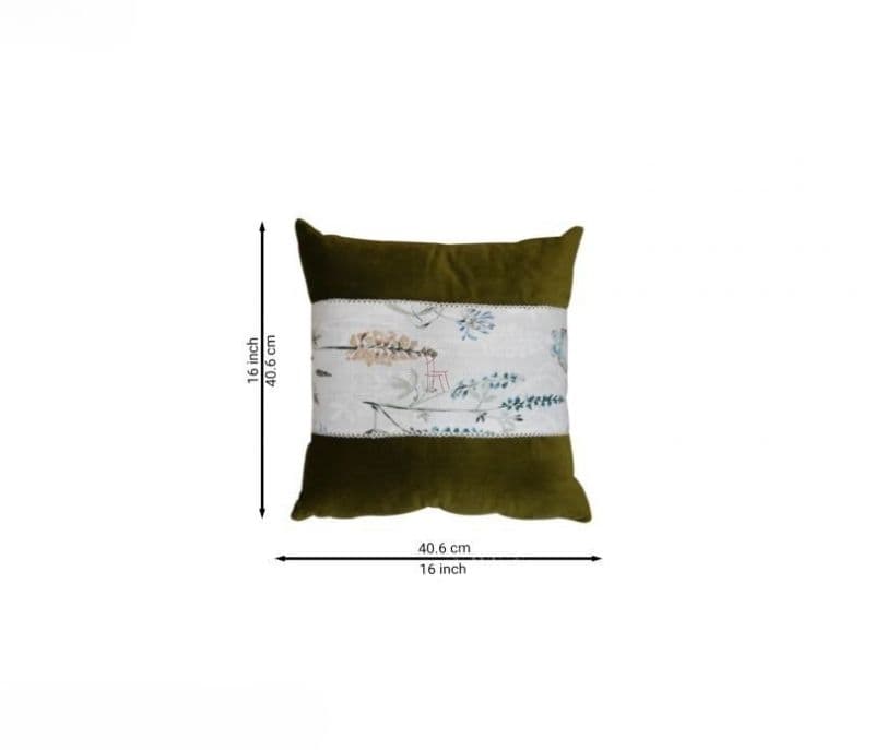 Image 12 for Dakota Rainforest Cotton- Velvet Cushion Cover - Pack of 5