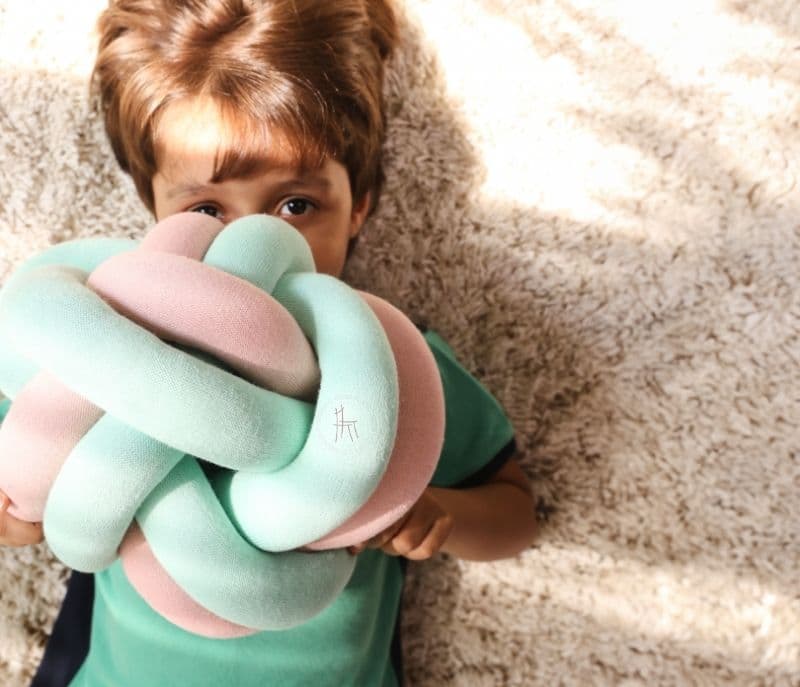 Image 4 for Ayra Knotty Throw Ball Microfiber Multicolor Kids Cushion