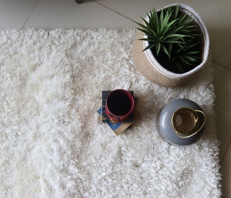 Image 3 for Kylie Ivory Soft Shaggy Runner