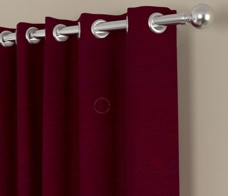 Image 3 for Valentina Solid Polyester Blackout Door Curtain - 1 Piece