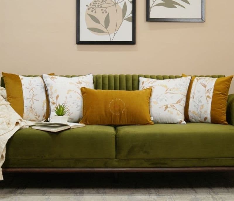 Image 2 for Kailani Cotton- Velvet Cushion Cover - Pack of 5