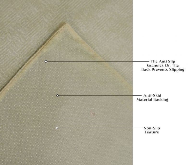 Image 4 for Eleanor 1 Seater Premium Sofa Cover with Shimmer Lace - Set of 4 (Cashew White)